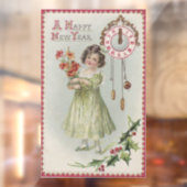 Happy New Year Clying Fensteraufkleber (Blatt 2)