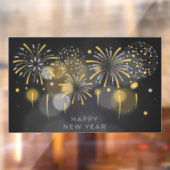 Happy New Year Clying Fensteraufkleber (Blatt 2)