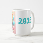 Happy New Year Coffee Mug Kaffeetasse (VorderseiteRechts)