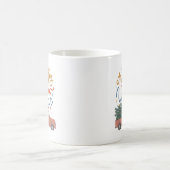 Happy New Year Coffee Tee Typografie Trendy Winter Kaffeetasse (Mittel)