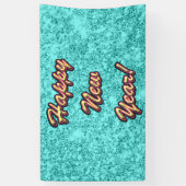 Happy New Year Colorful Banner (Vertikal)