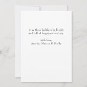 Happy New Year Colorful Modern 2 Fotos Karte (Rückseite)