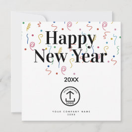 Happy New Year Company Business Logo Holiday