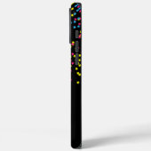 Happy New Year Confetti Champagne Brillen Case-Mate iPhone Hülle (Rückseite / Links)