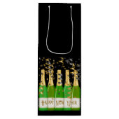 Happy New Year Confetti Flaschen Celebration Fun Geschenktüte Für Weinflaschen (Vorderseite)