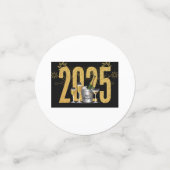 Happy New Year - Confetti Konfetti (Klein Vorderseite)