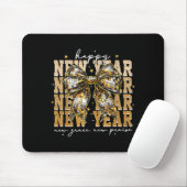 Happy New Year Coquette Bow New Year New Grace New Mousepad (Mit Mouse)