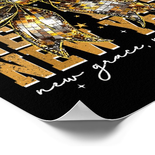 Happy New Year Coquette Bow New Year New Grace New Poster (Ecke)