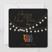 Happy New Year Corporate Business Logo Holiday (Vorderseite)