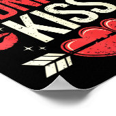 Happy New Year Couples She's My Midnight Kiss Vale Poster (Ecke)