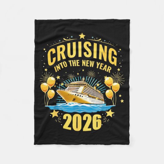 Happy New Year Cruise 2026 Party Trip Cruising Int Fleecedecke (Vorderseite)