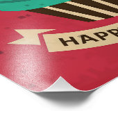 Happy New Year Cupcake Fotodruck (Ecke)