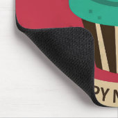Happy New Year Cupcake Mousepad (Ecke)