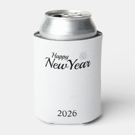 Happy New Year Custom Present Dosenkühler (Kanne Vorderseite)