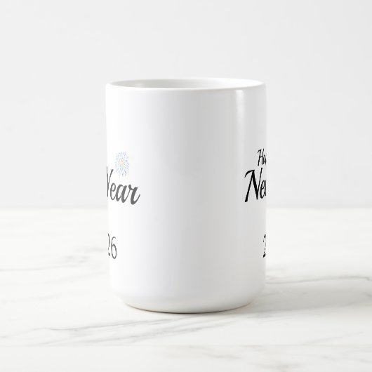 Happy New Year Custom Present Kaffeetasse (Mittel)
