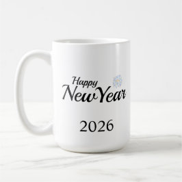 Happy New Year Custom Present Kaffeetasse