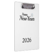 Happy New Year Custom Present Klemmbrett (Rechts)