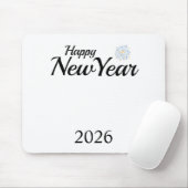 Happy New Year Custom Present Mousepad (Mit Mouse)