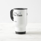 Happy New Year Custom Present Reisebecher (Vorderseite Links)