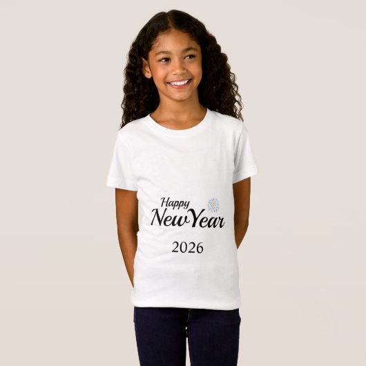 Happy New Year Custom Present T-Shirt (Vorne ganz)