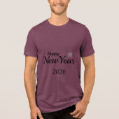 Happy New Year Custom Present Tri-Blend Shirt (Vorderseite)
