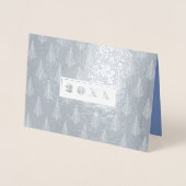 Happy New Year | Custom Year Luxus Real Foil Card Folienkarte (Vorderseite)