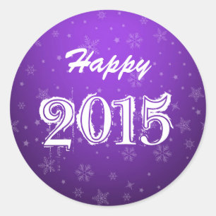 Happy New Year Customizable Aufkleber