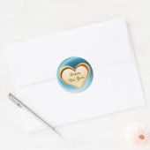 Happy New Year Customizable Aufkleber (Umschlag)