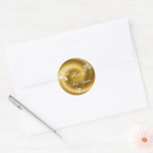 Happy New Year Customizable Aufkleber (Umschlag)
