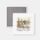 Happy New Year Dachshund Dog Lover 2026 New Year H Magnet (Vorderseite/Rückseite)