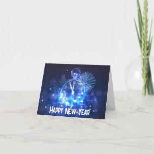 Happy New Year Dankeskarte