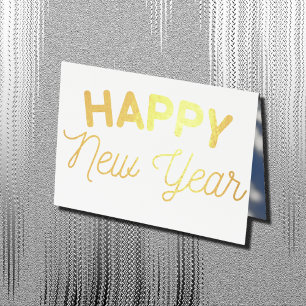 Happy New Year - das Foto Ihres Kindes Folienkarte
