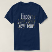 Happy New Year Day Eve Fireworks Hallo Holiday Par T-Shirt (Design vorne)