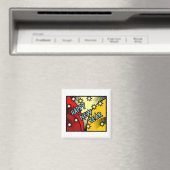 Happy New Year Design Magnet (In Situ (Geschirrspüler))