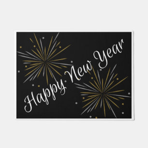 Happy New Year Door Mat Fußmatte