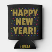 Happy New Year Dosenkühler (Rückseite)