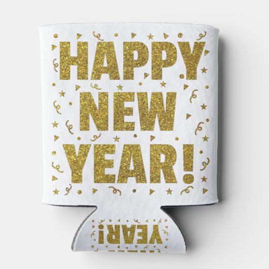 Happy New Year Dosenkühler (Rückseite)