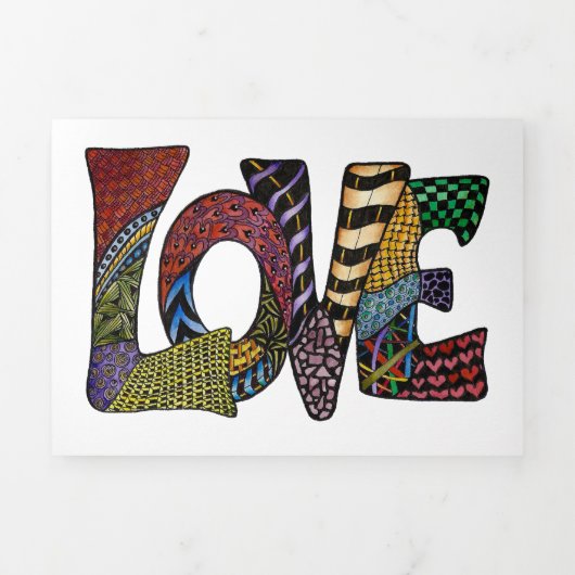 Happy New Year Dreifach Gefaltete Karte (Cover)