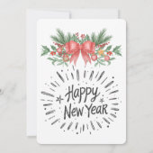 Happy new year einladung (Rückseite)