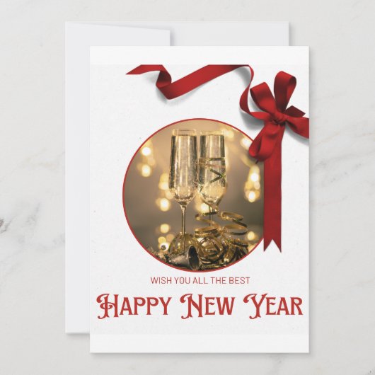 Happy New Year Einladung (Vorderseite)