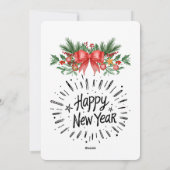 Happy new year einladung (Rückseite)