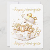 Happy new year einladung (Rückseite)