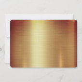 Happy New Year Einladungskarte mit Champagner Einladung (Rückseite)