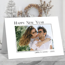 Happy New Year Einzigartig Modernes Minimalstil Fo