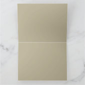 Happy New Year Elegante Gold Script Card Dankeskarte (Innenseite)
