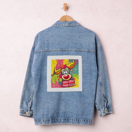 Happy New Year Else - Festivals Design der Feier Jeansjacke (Hangar)