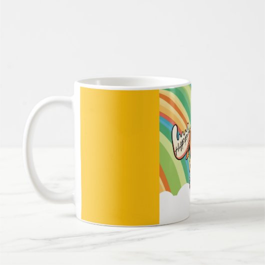 Happy New Year Else - Festivals Design der Feier Kaffeetasse (Links)