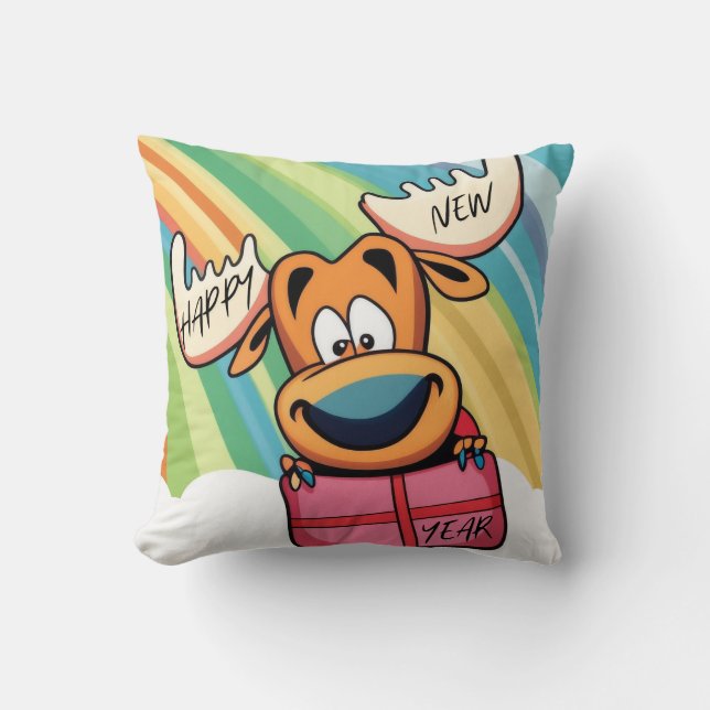 Happy New Year Else - Festivals Design der Feier Kissen (Vorderseite)