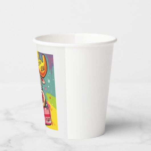 Happy New Year Else - Festivals Design der Feier Pappbecher (Links)