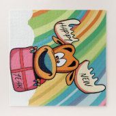 Happy New Year Else - Festivals Design der Feier Puzzle (Horizontal)